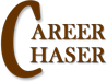 A brown and black logo for career ease.